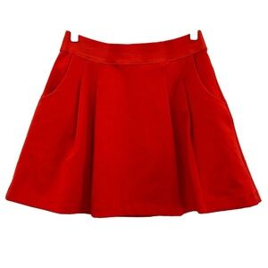 Gap Women’s Orange Pleated A Line Mini Skirt       ‎    Sz S